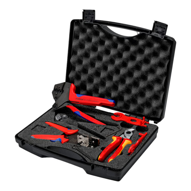 KNIPEX - Werkzeugkoffer für Photovoltaik für Solar- Steckverbinder MC4 (Multi-Contact) 7-teilig