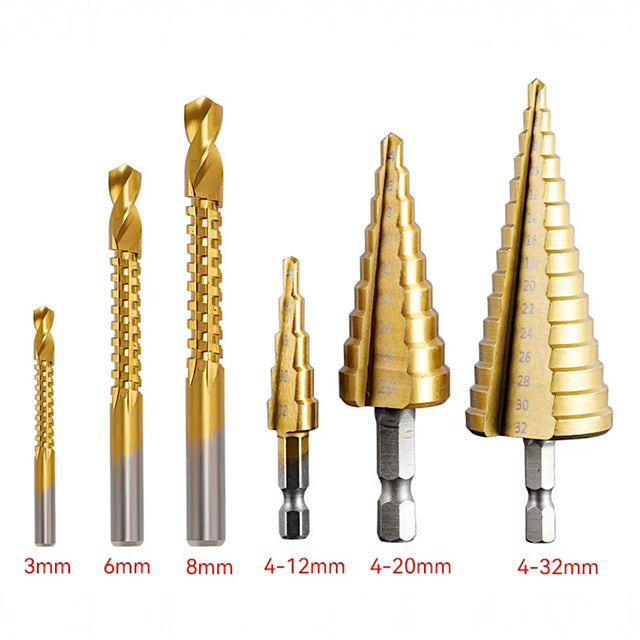 3-piece step drill set