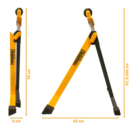 TB-S200 Rollenbock Rollenständer klappbar und höhenverstellbar