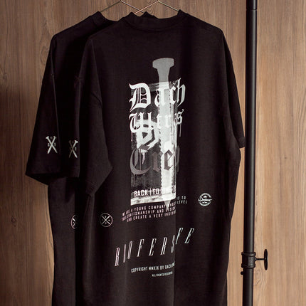 'Dach Ultras Crew'- T-Shirt black, oversized