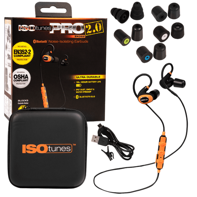 Isotunes - Pro 2.0 InEar Gehörschutz | Kopfhörer mit Bluetooth Set  ISOtunes   