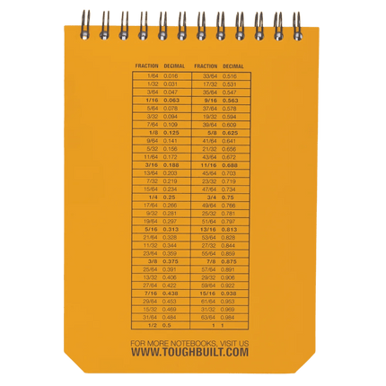 Toughbuilt - 2er-Pack Grid-Notizbücher (groß)