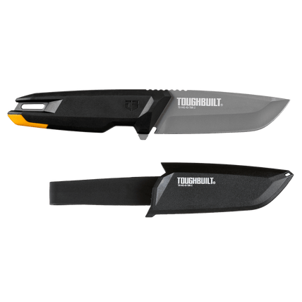 Toughbuilt - Profi Messer mit feststehende Klinge + Holster
